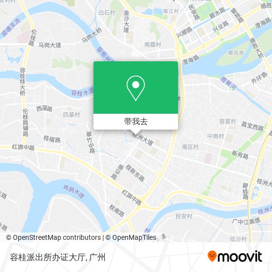 容桂派出所办证大厅地图