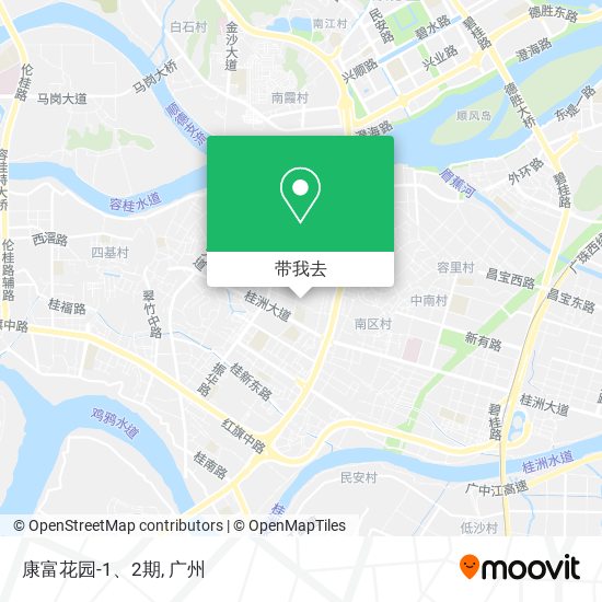 康富花园-1、2期地图
