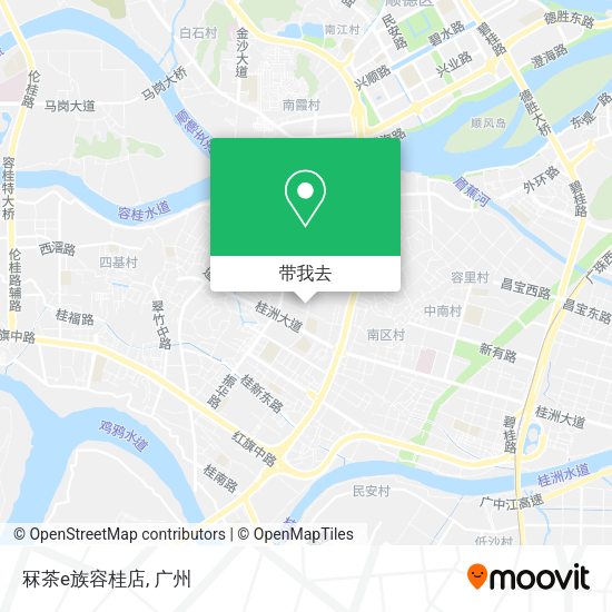 冧茶e族容桂店地图