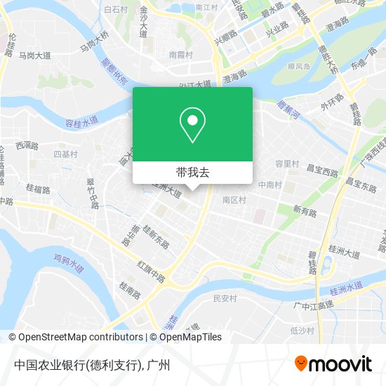 中国农业银行(德利支行)地图