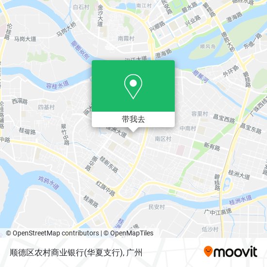 顺德区农村商业银行(华夏支行)地图
