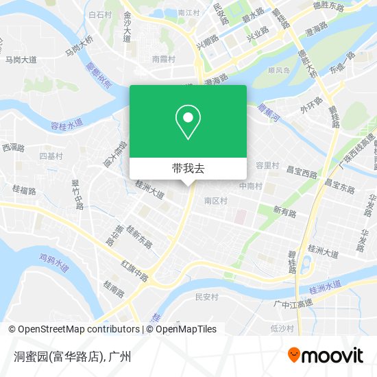 洞蜜园(富华路店)地图