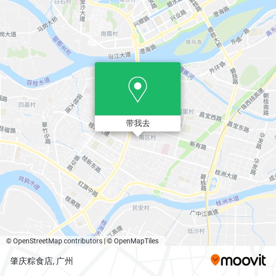 肇庆粽食店地图