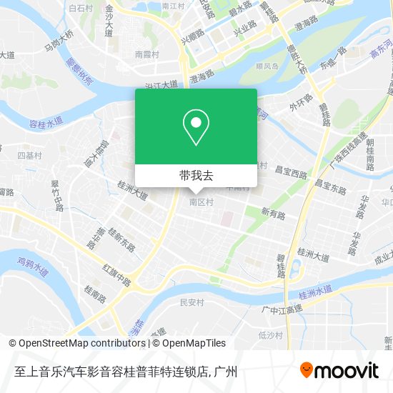 至上音乐汽车影音容桂普菲特连锁店地图