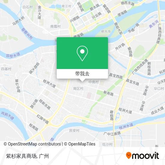 紫杉家具商场地图