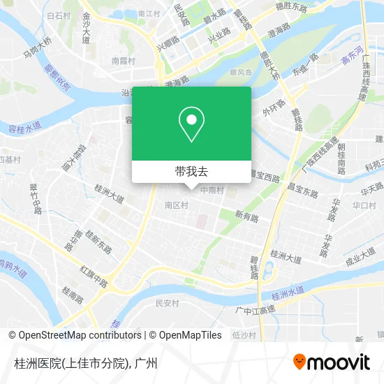 桂洲医院(上佳市分院)地图