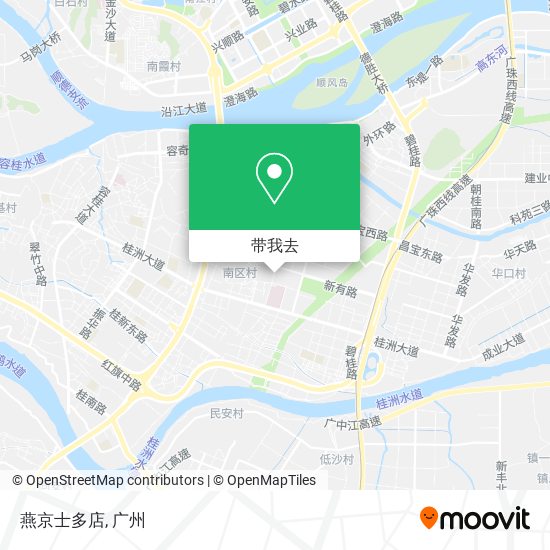 燕京士多店地图