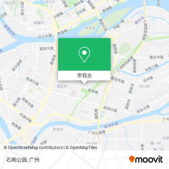 石阁公园地图