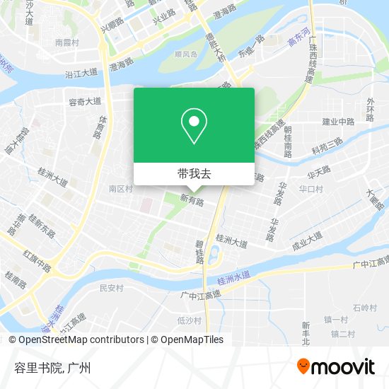 容里书院地图