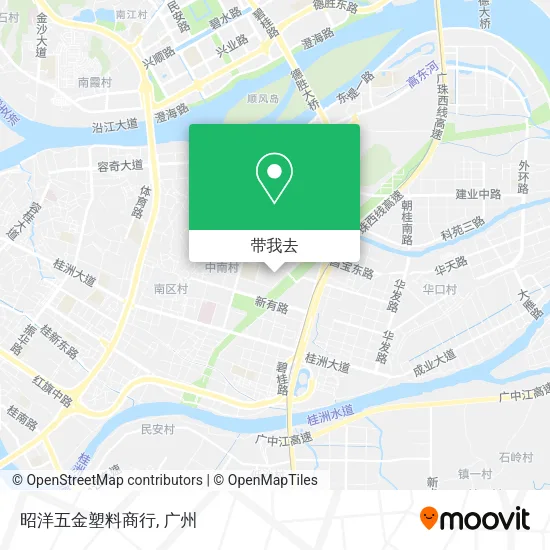 昭洋五金塑料商行地图