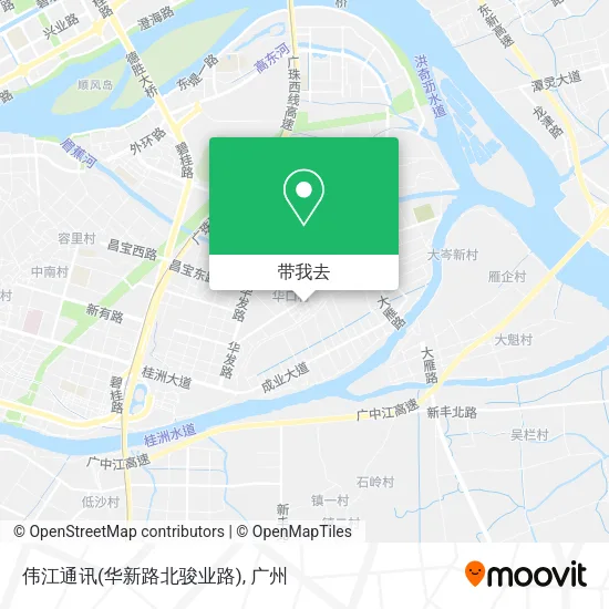 伟江通讯(华新路北骏业路)地图