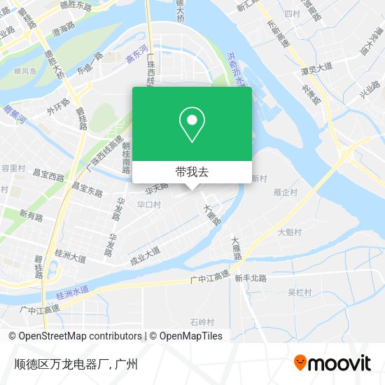 顺德区万龙电器厂地图