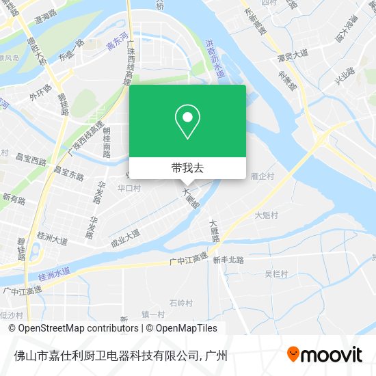 佛山市嘉仕利厨卫电器科技有限公司地图
