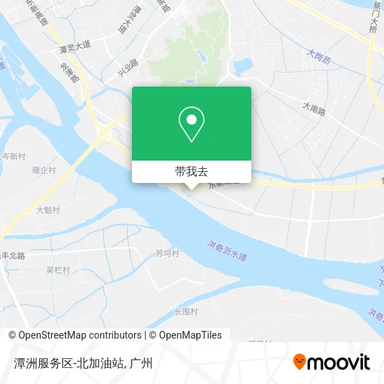 潭洲服务区-北加油站地图