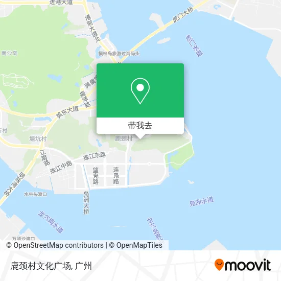 鹿颈村文化广场地图