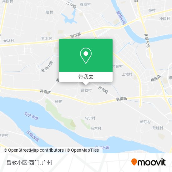 昌教小区-西门地图
