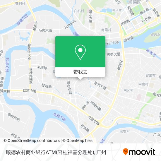 顺德农村商业银行ATM(容桂福基分理处)地图