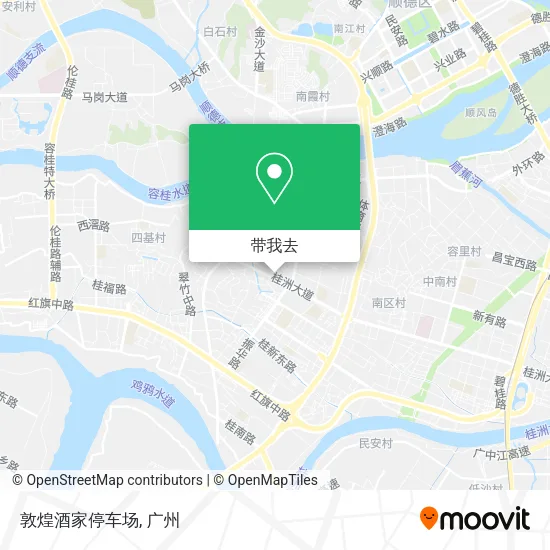 敦煌酒家停车场地图