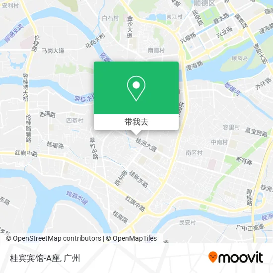 桂宾宾馆-A座地图