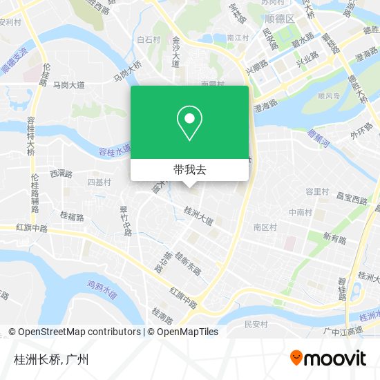 桂洲长桥地图