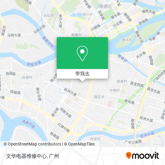 文华电器维修中心地图