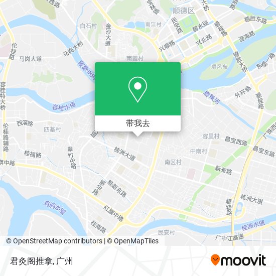 君灸阁推拿地图
