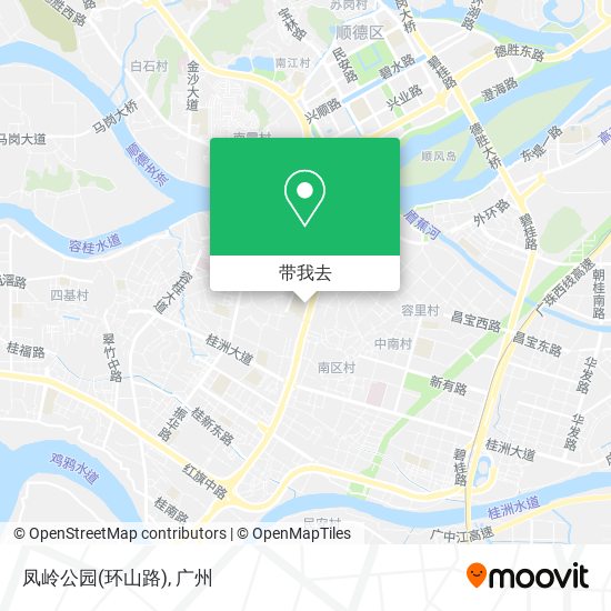 凤岭公园(环山路)地图