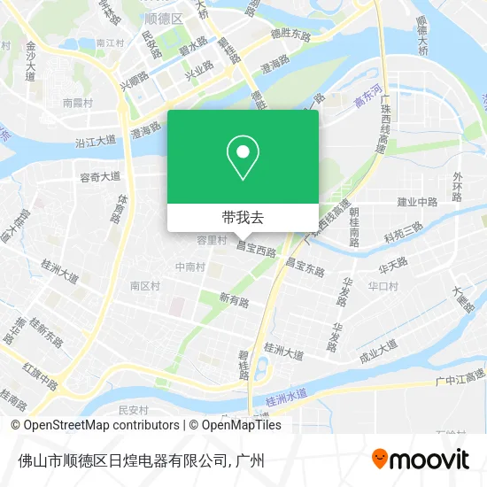 佛山市顺德区日煌电器有限公司地图
