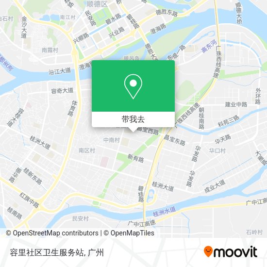 容里社区卫生服务站地图