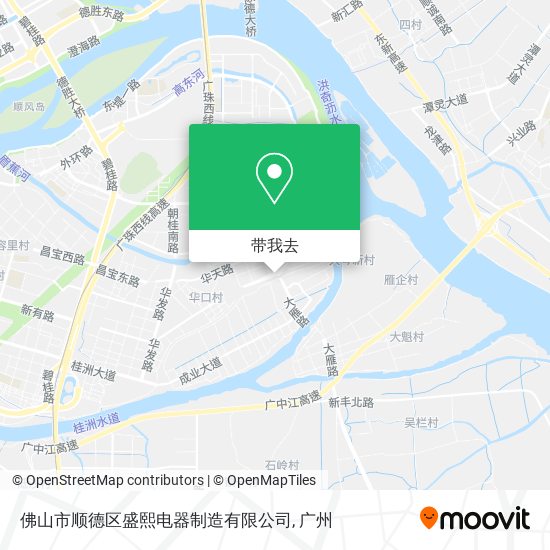 佛山市顺德区盛熙电器制造有限公司地图