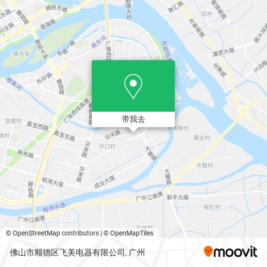 佛山市顺德区飞美电器有限公司地图