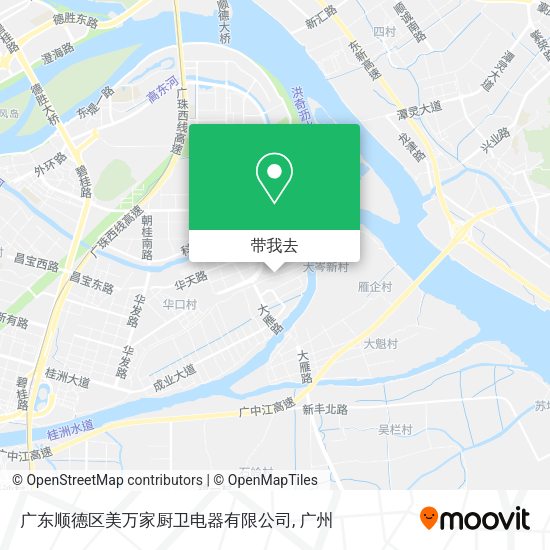 广东顺德区美万家厨卫电器有限公司地图