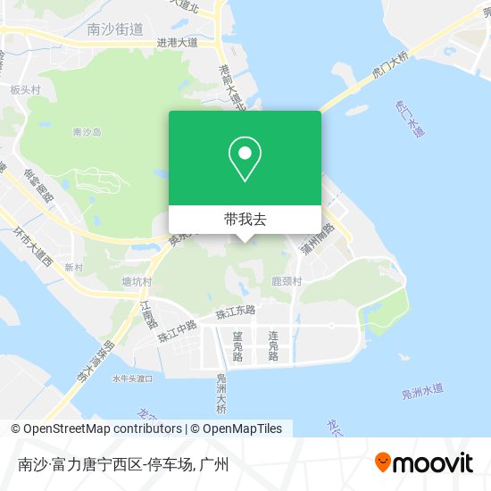 南沙·富力唐宁西区-停车场地图