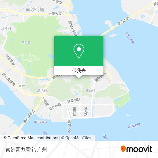 南沙富力唐宁地图