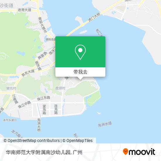 华南师范大学附属南沙幼儿园地图