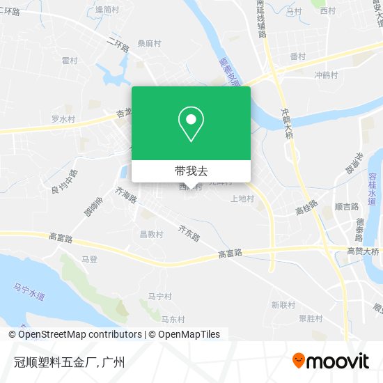 冠顺塑料五金厂地图