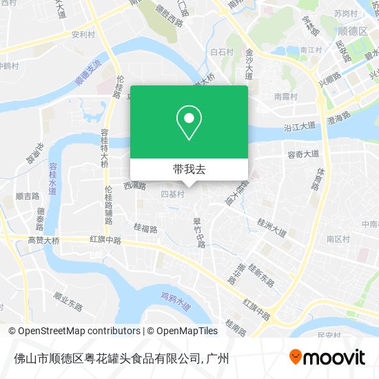 佛山市顺德区粤花罐头食品有限公司地图