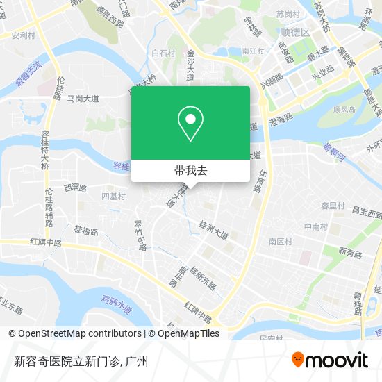 新容奇医院立新门诊地图