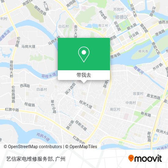 艺信家电维修服务部地图