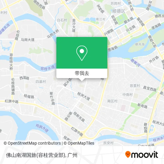 佛山南湖国旅(容桂营业部)地图