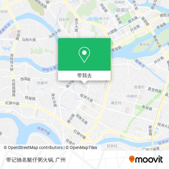 带记驰名艇仔粥火锅地图