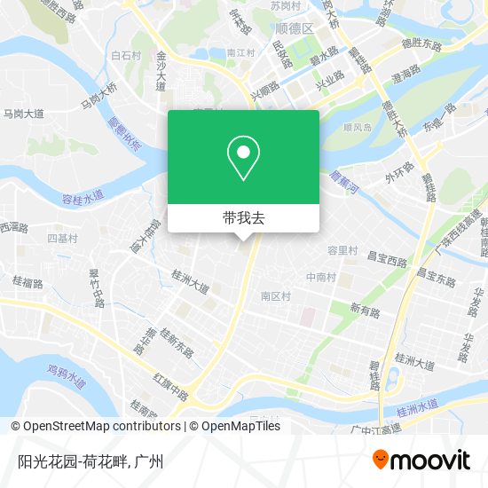 阳光花园-荷花畔地图