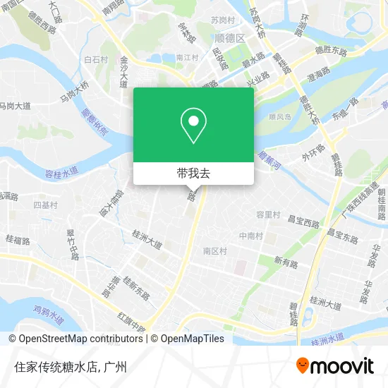 住家传统糖水店地图