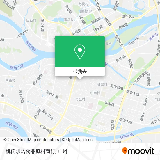 姚氏烘焙食品原料商行地图