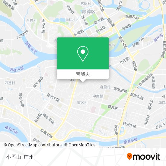 小雁山地图