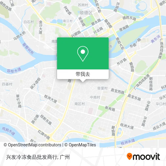 兴发冷冻食品批发商行地图