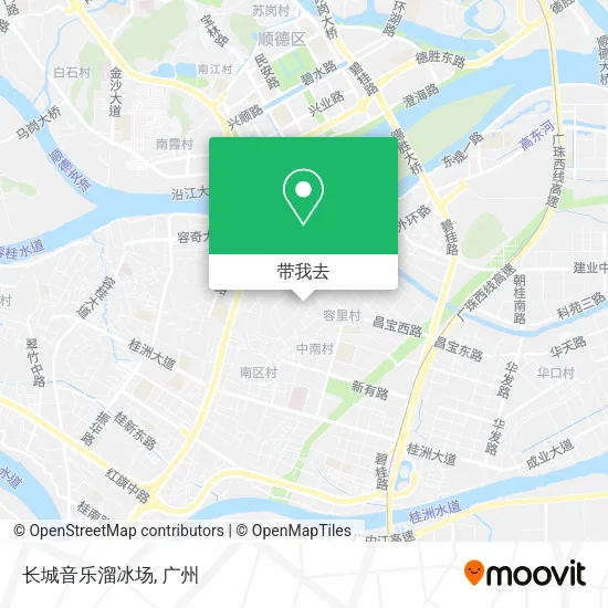 长城音乐溜冰场地图