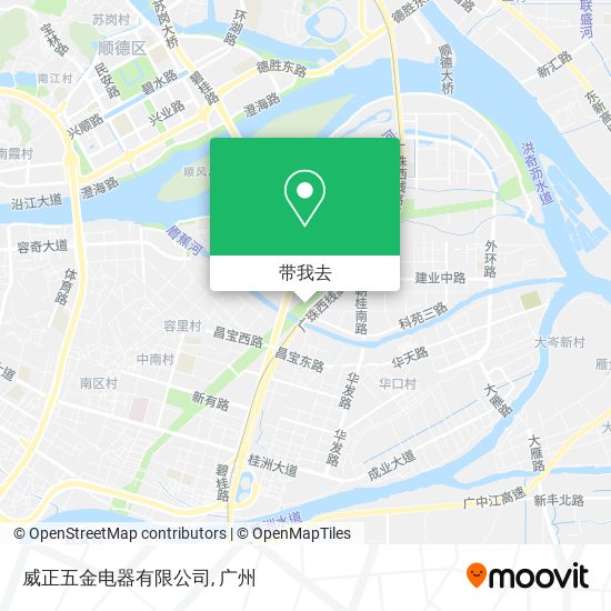 威正五金电器有限公司地图