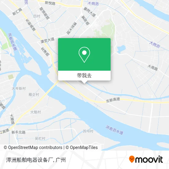 潭洲船舶电器设备厂地图
