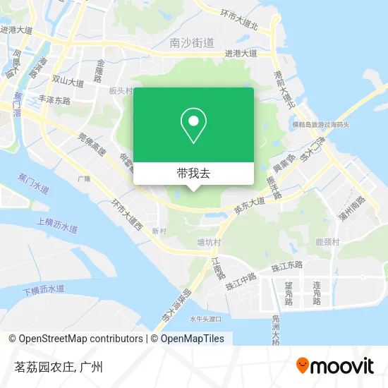 茗荔园农庄地图